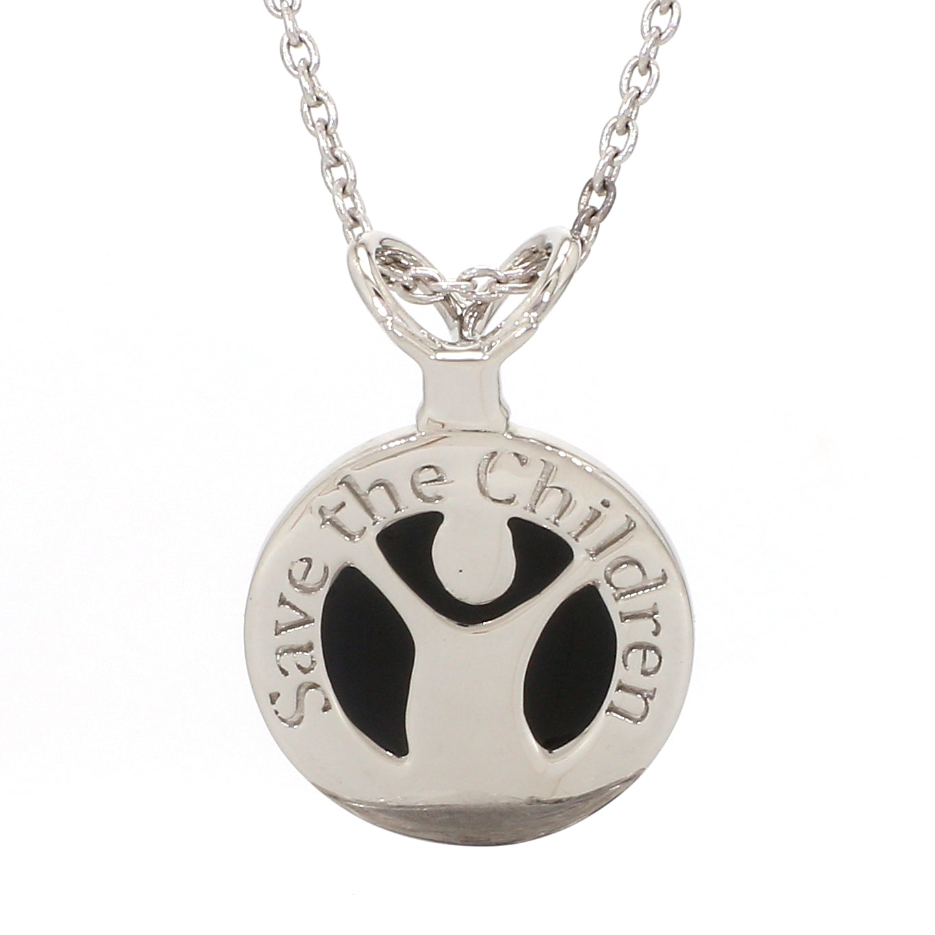 Platinum with Enamel Save the Children Pendant JL PT P 306   Jewelove.US