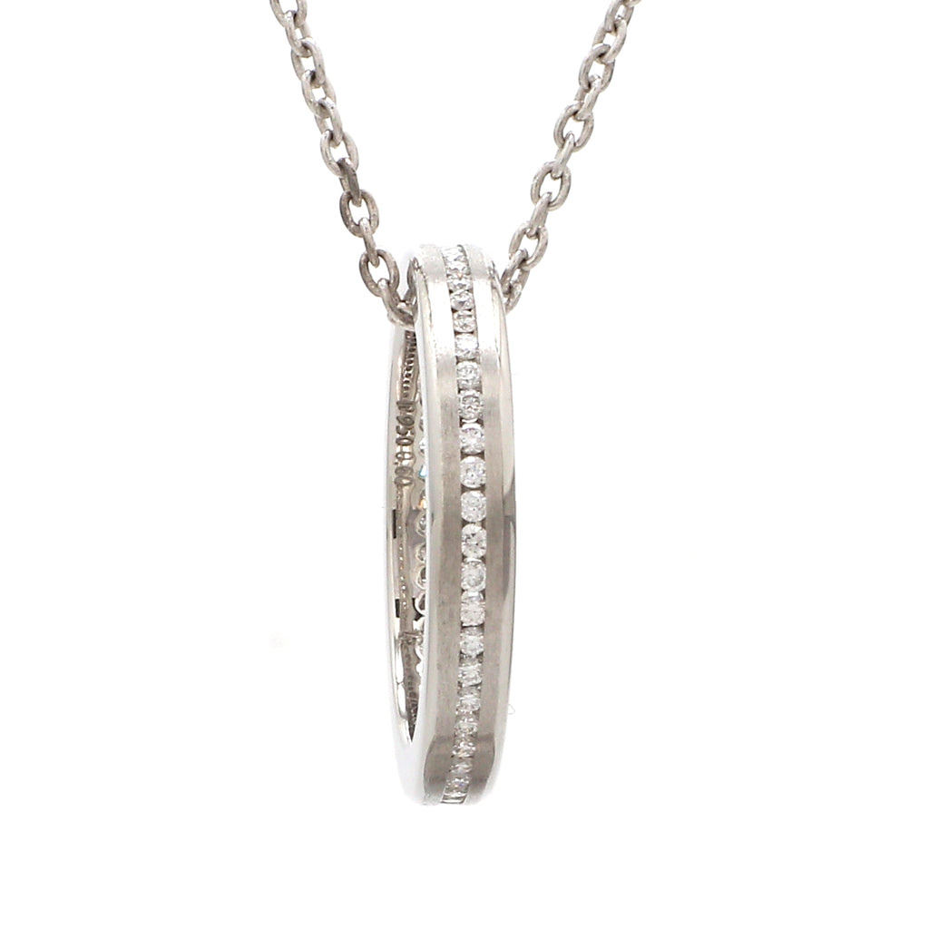 Designer Platinum Diamond Pendant JL PT P 528   Jewelove.US