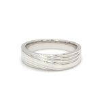 Load image into Gallery viewer, Front View of Unisex Platinum Plain Men&#39;s Rings JL PT 1153
