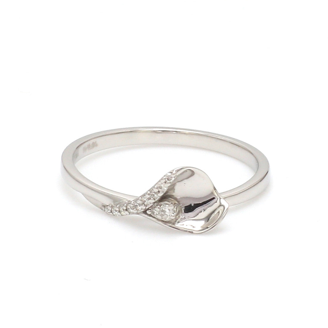 Platinum Diamond Ring for Women JL PT LR 11