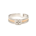 Load image into Gallery viewer, Platinum &amp; Rose Gold Diamond Ring for Men JL PT 1157   Jewelove.US
