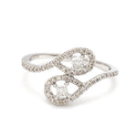 Load image into Gallery viewer, Designer Platinum Diamond Ring with Princess Cut for Women JL PT 1006
