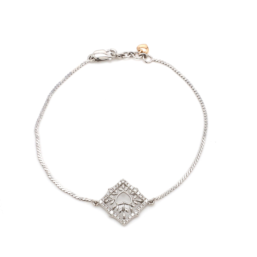 Platinum Diamond Bracelet for Women JL PTB 744  VVS-GH Jewelove.US