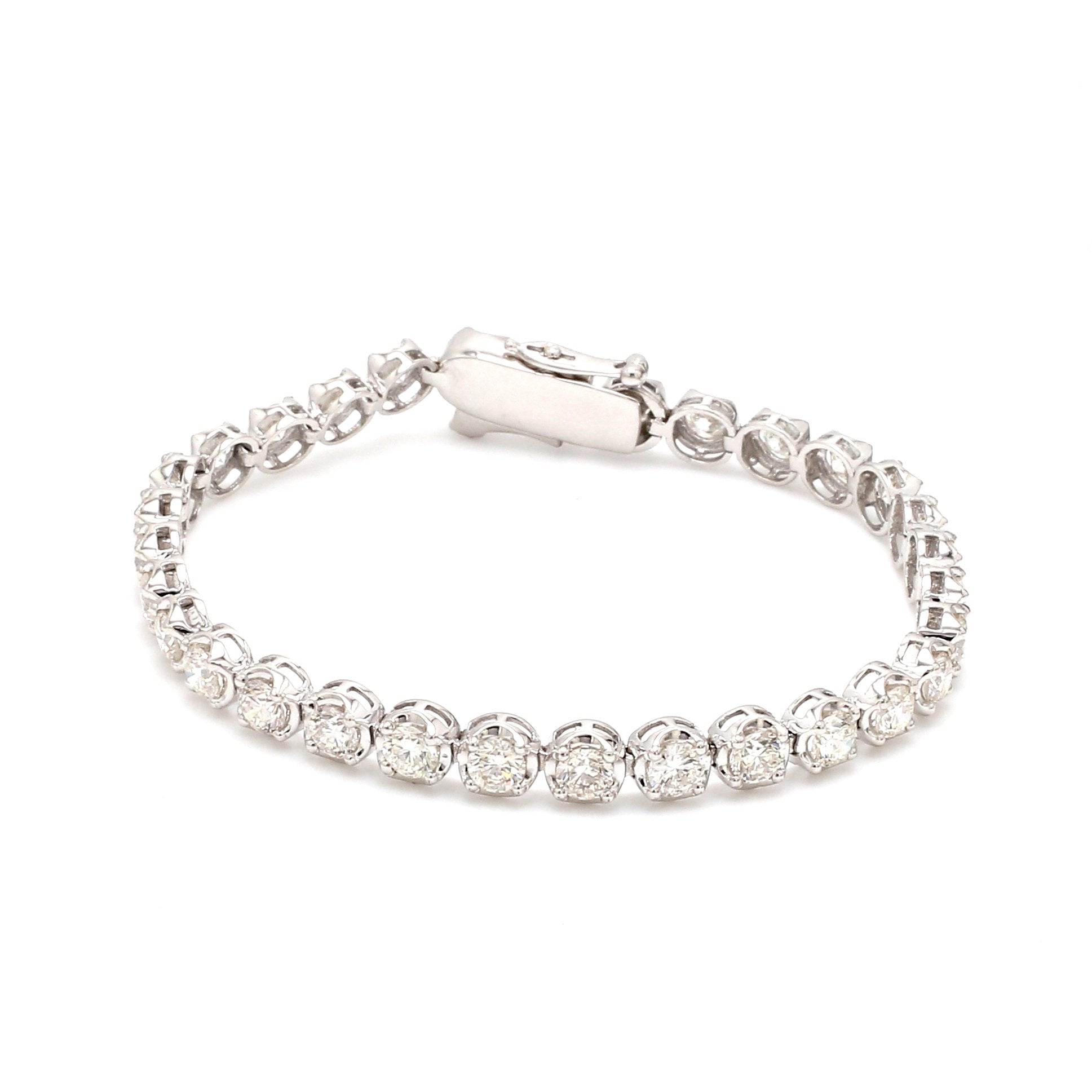 18-Pointer Diamond Tennis Bracelet JL PTB 755   Jewelove.US