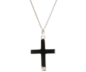 Plain Platinum Cross Pendant JL PT P 243   Jewelove